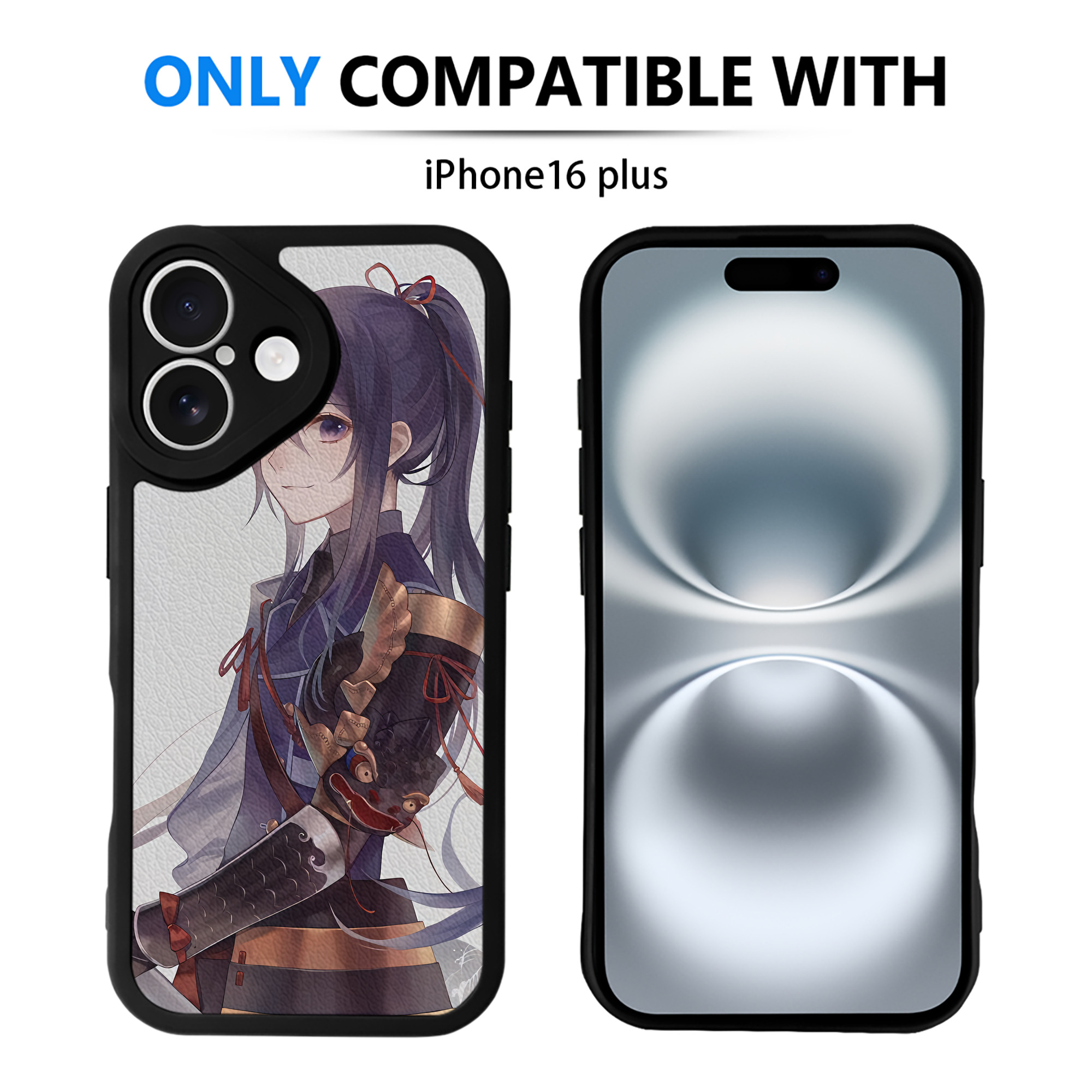 （画像用） 刀剣乱舞 Touken Ranbu 【iPhone 16シリーズ対応】シリコンスマホケース（レザー調） 材質：シリコン